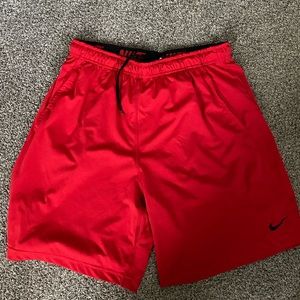 2XL Red Nike Dri-fit shorts